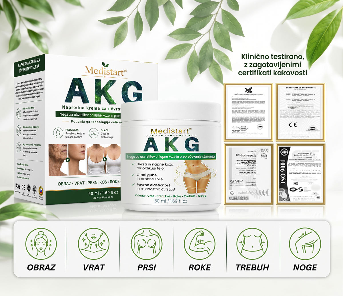💝 Medistart® AKG – Učvrstitvena nega kože proti znakom staranja 💝