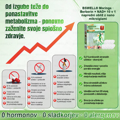 🔥BSWELL® Nano mikroneedling shujševalni obliž (Samo enkrat na dan, vidne spremembe v 28 dneh)  ✅ Za debelost, zdravje srca in ožilja, sladkorno bolezen, spalno apnejo, zdravje črevesja, težave s sklepi in še več.
