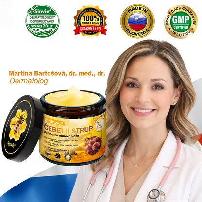 Sinvie® Krema za obnovo kože z čebeljim strupom | 50 ml | Priporočeno češko dermatovenerološko društvo