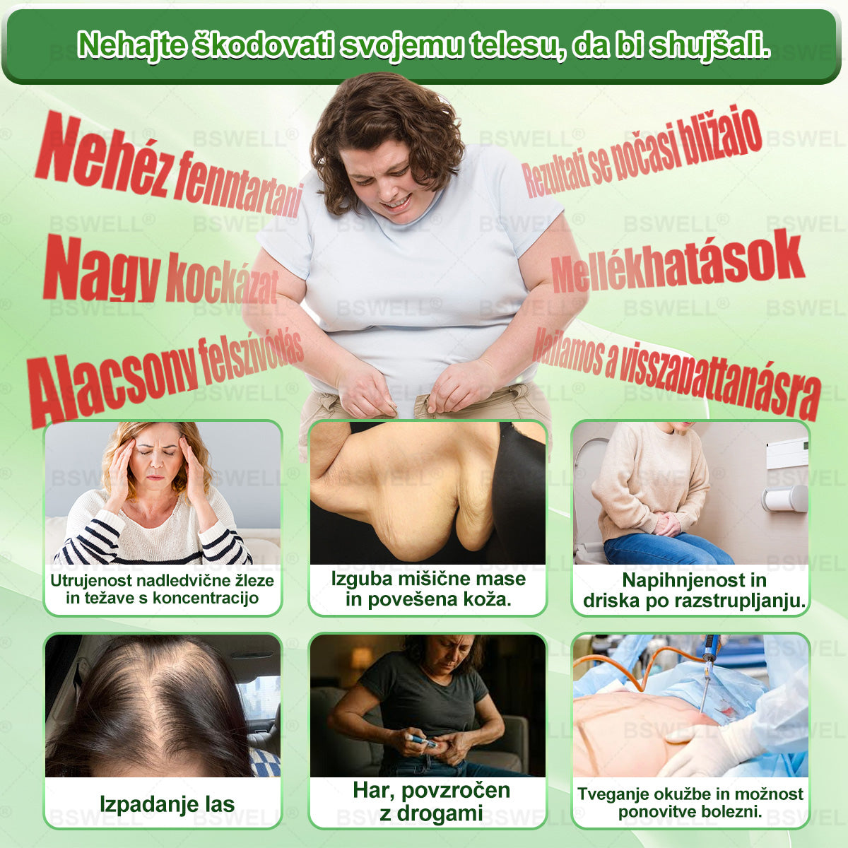 ❤️BSWELL® Nano mikroneedling shujševalni obliž (Samo enkrat na dan, vidne spremembe v 28 dneh)  ✅ Za debelost, zdravje srca in ožilja, sladkorno bolezen, spalno apnejo, zdravje črevesja, težave s sklepi in še več.